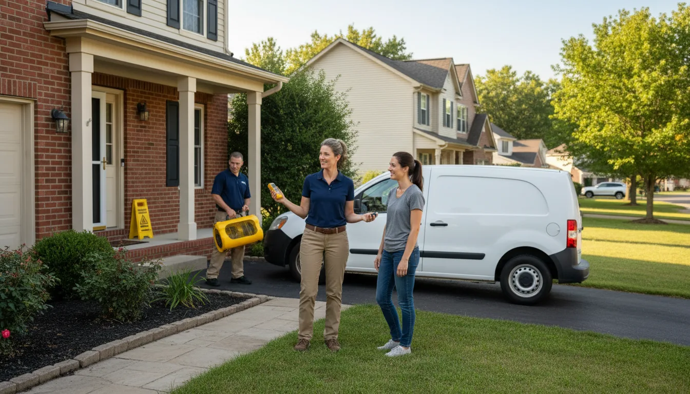 Residential water damage restoration in Thompson Falls, MT